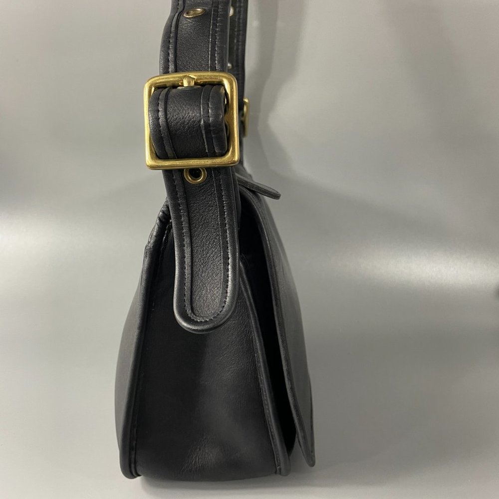 Vintage Coach # 9951 Patricia's Legacy Bag, Black - Picture 9 of 16
